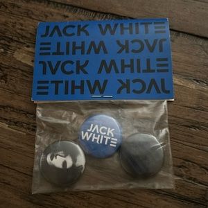 Jack White, 3rd man records concert pins, new never opened